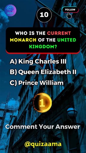 Can you pass the British citizenship test 👍 don’t forget to comment your score below 👇 #british #ukquiz #fyp #ukcitizenshiptest #gk | Quiz Aama