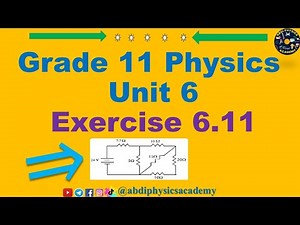 Grade 11 Physics Unit 6: Resistance |Exercise 6.11 #2 | Complex Circuit | Afaan Oromootiin |