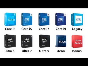 Every 2026 intel CPU explained in 5 Minutes