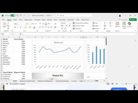 What statistical visualisations are possible with Excel