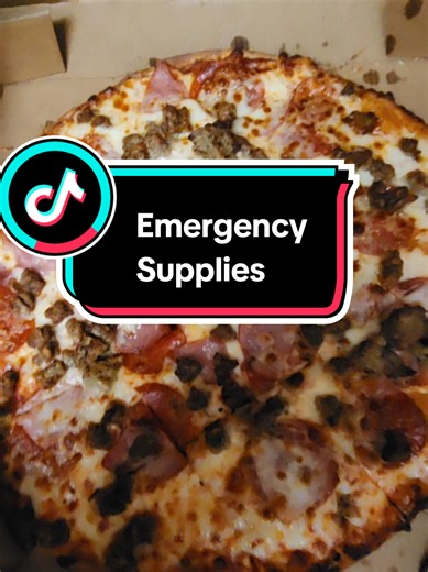 Emergency stash running low because we're greedy #snowstorm #emergencyfood #winterweather #fyp