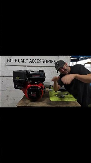 Insane 459cc EZGO Golf Cart Engine Swap 😱🔥 Watch the full video!! #golfcart #engineswap #ezgo