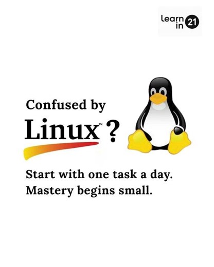 Learning Linux can feel overwhelming at first. #linux #viral #shorts #motivation #skills