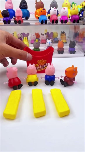 Oddly Satisfying Sharing Game | Peppa Pig Toy ASMR