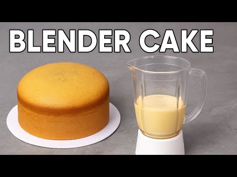 How To Make A Cake With A Blender.
