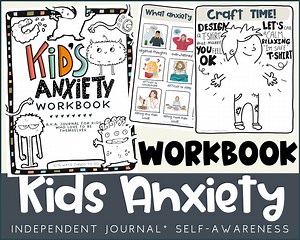 Anxiety Workbook for Kids Worry Worksheets Anxiety Worksheets for Kids Coping Skills Anxiety Management Activities Anxiety Journal for Kids. - Etsy