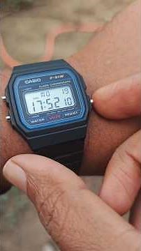 how to setup new Casio watch \\time, date change, alarm, stopwatch.