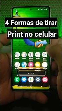 Como tirar print da tela do celular com ou sem botões - Guia completo#celular #android #dicas #print