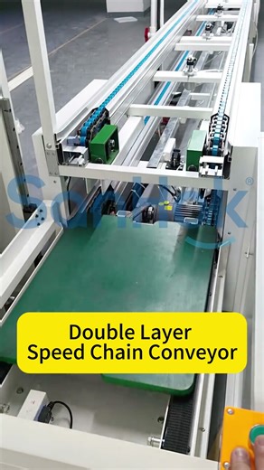 Double Layer Speed Chain Conveyor for Home Appliance Assembly Line