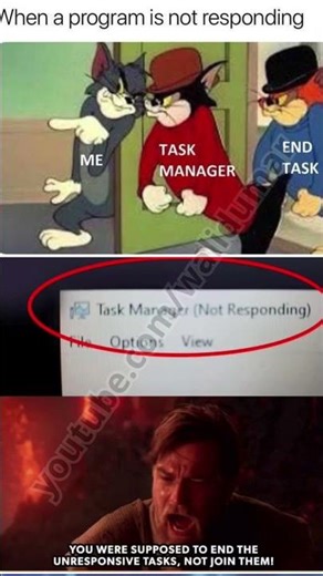 I WILL END TASK THIS 🤣 | & TASK MANAGER NOT RESPONDING 🤣🤣🤣 #meme #windows #shorts #viral #trending
