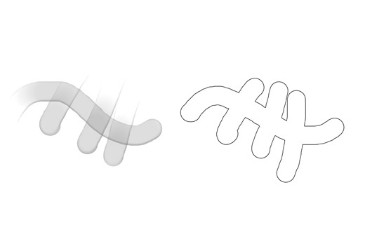 【Krita】如何做出描边笔迹