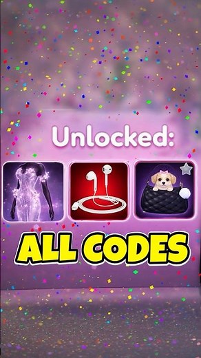 ALL HIDDEN WORKING CODES in Dress To Impress! #roblox #dresstoimpress #dti #code #shorts