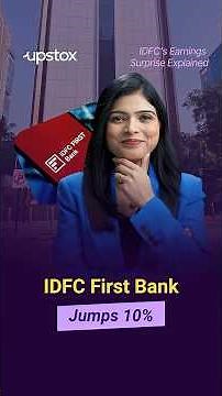 Why IDFC First Bank Rallied 10%: 132% Profit Growth, NIM Improvement | Upstox