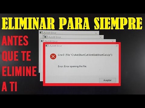 Remove AntiUsbShortCut, Streamer, and Autolt viruses from your PC WITHOUT PROGRAMS 100% Effective