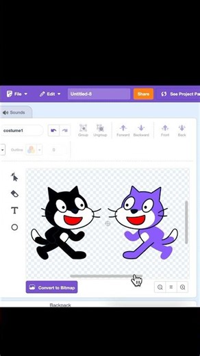 Make Scratch Cat A Pair! #scratch #scratchtutorial #scratchcoding #shorts