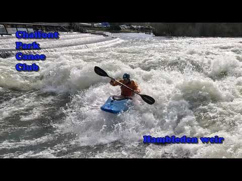 Whitewater Canoeing at Hambleden Weir | Kayaking on the River Thames