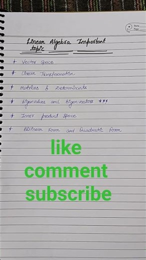 #linear algebra #math important topic #CSIR NET MATHEMATICS ‪@Mathematicsplus01‬