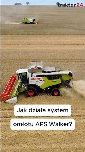 How does the APS system work on the Claas Trion 650 combine? #claas