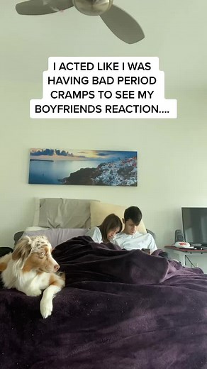 Boyfriend Reaction to Period Cramps Prank