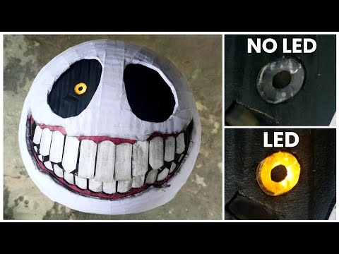 How To Make Prototype LED Eye With Cardboard | DIY Cosplay Tutorial