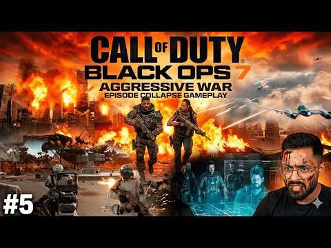 CALL OF DUTY BLACK OPS 7 – COLLAPSE Walkthrough 🔥 Campaign Part 5 | PS5 | INSANE Gunfights!
