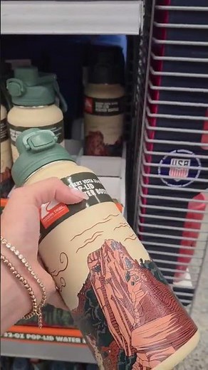 New 32oz Pop-Up Water Bottles at Walmart 🌲🏔️ Road Trip & Summer Must Have!