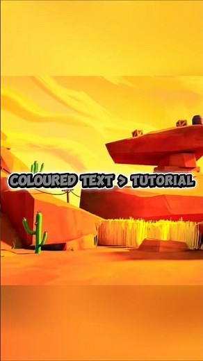 🎨Coloured Text Tutorial! 🎨