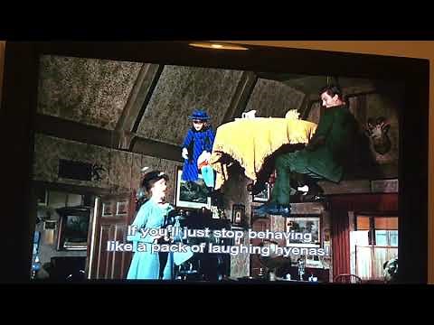 Mary Poppins tea party scenes