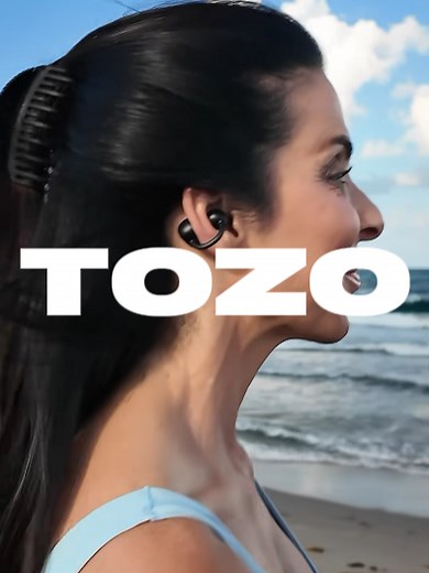 Footsteps on the Beach, Melodies in Your Ears#tozo #mytozo #earbuds #tozoopenearring