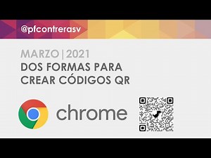 Cómo crear códigos QR en Google Chrome | Marzo 2021