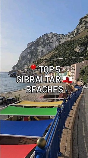 TOP 5 Beaches in Gibraltar 🇬🇮⛱️ #gibraltar