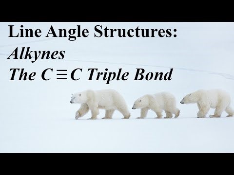 Line Angle Structures of Alkynes