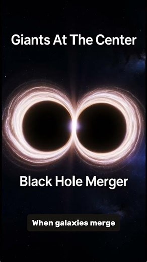 Milky Way vs Andromeda 🌌 Black Hole Merger! #milkyway #BlackHole