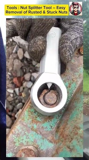 Nut Splitter Tool – Easy Removal of Rusted & Stuck Nuts#fyp#tools#innovation