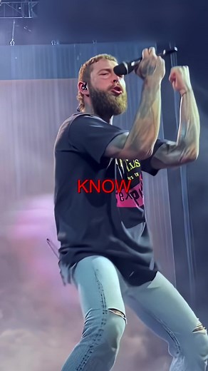 Post Malone - Wow LIVE 🔥 @Post Malone #postmalone #posty #wow #singing #rap #liveperformance #edit