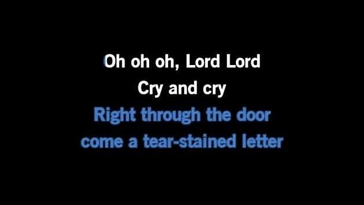 Karaoke Tear Stained Letter - Jimmy Buckley - CDG, MP4, KFN - Karaoke Version