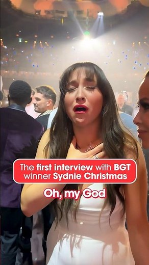 BGT winner Sydnie Christmas’ heartfelt moment with Amanda Holden after being crowned 🎉