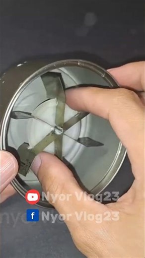 Build Your Own Fan Blower at Home using tin can_recycled materials #nyorvlog23 #komporolibekas