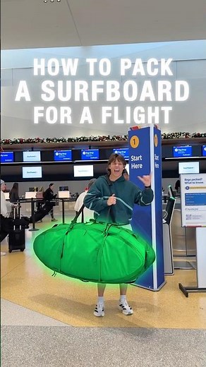 How to Pack a Surfboard for a Flight! 🏄‍♂️✈️