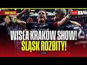 SUMMARY: WISŁA KRAKÓW - ŚLĄSK WROCŁAW. AMAZING WHITE STAR, RODADO HAT-TRICK! BETCLIC 1 LIGA
