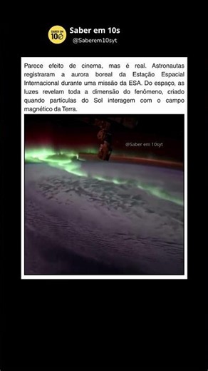 Espetáculo no Espaço #curiosidades