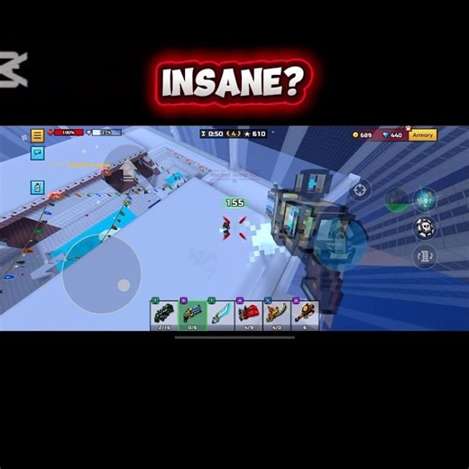 INSANE KILL #12 pixel gun 3D
