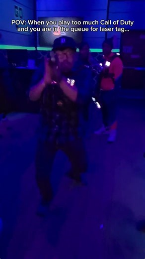 Being kinda tactical in laser tag... #funny