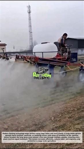 Amazing, Giant Boom Sprayer Machine in Action | Smart Farming Technology