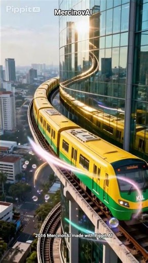 Fantasi Kereta Jakarta 2045 Indonesia Emas