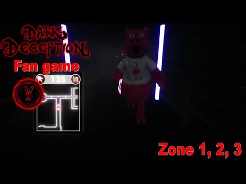 Dark Deception Mascot Mayhem Fan game Gameplay All Zones