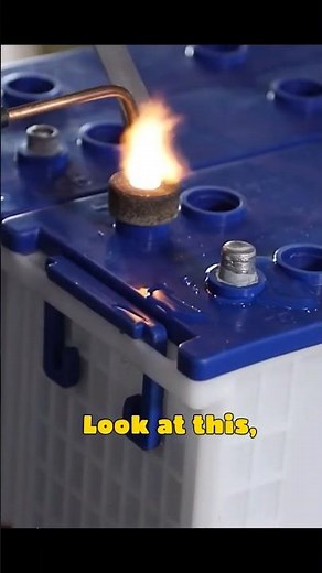 How Car Batteries Are Made – Inside the Factory! #shorts