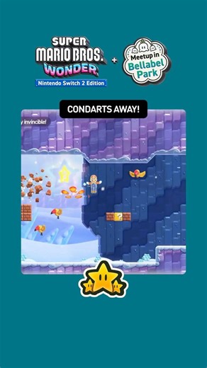 Condarts Away! FULL Clear | Hardest Stay Invincible Course in Super Mario Bros Wonder Bellabel Park