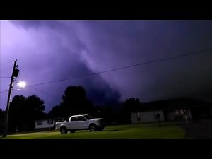 5-24-2022 - Severe Thunderstorm With 80mph Wind And A Cool Lightning Show With LOUD Thunder!