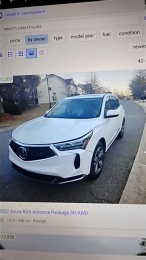 2022 Acura rdx advance package 35k 23,500 nice suv